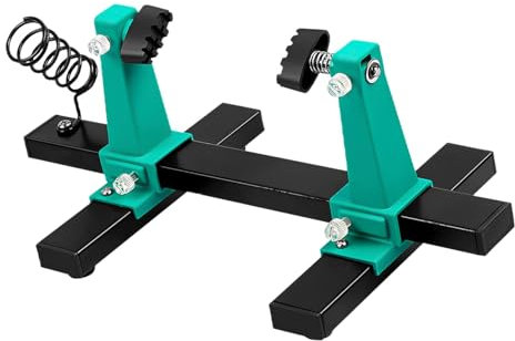 MagiDeal Verstellbarer Leiterplattenhalter, um 360 Grad drehbar, Löthilfshand zum Klemmen von Leiterplatten und Entlöten