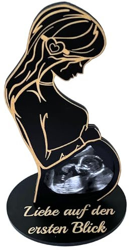 Heart's Sign Schwangere Frauen Geschenke Ideen Ultraschall Bild Frame | Mutter zu sein Sonogramm Rahmen | Liebe auf den ersten Blick Ultraschall Rahmen