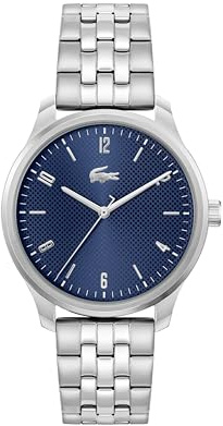 Lacoste Montre Analogique à Quartz pour Homme Collection Lisbon avec Bracelet en Acier Inoxydable avec Bracelet en Acier Inoxydable - 2011325