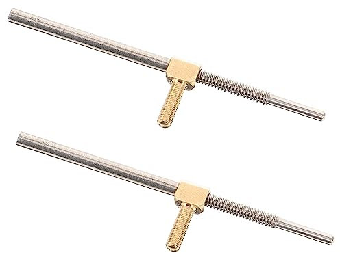 DRESSOOS 2stücke Cello Bogen Schraube String Instrument Bogen Frosch Schraube Cello Einstellschraube Fitting Teil Versorgung