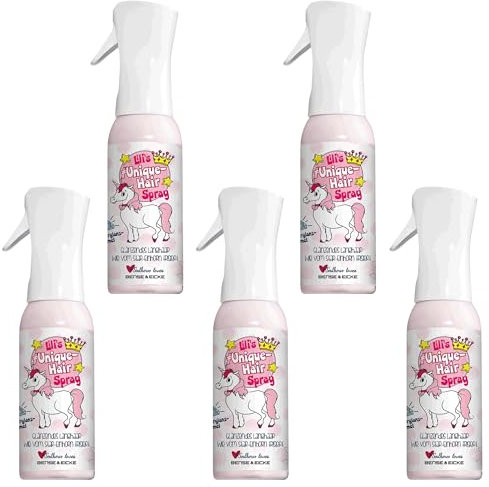 RL24 Bense & Eicke - Lili`s Unique Hair Spray Soulhorse | Mähnenspray für Pferde | Volumen & leichte Kämmbarkeit | Schweifspray für Pferde | pflegt Mähne & Schweif | 5 x 500 ml Spray (5er Set)
