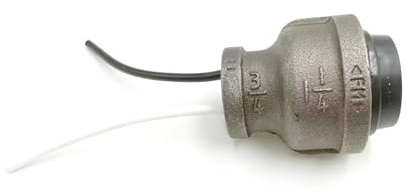 Generic Iron Pipe Lamp Socket That fits 3/4-1-1/4 inch Iron Pipe (NPT), transparent…, Gray