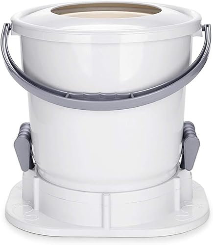 Wrobelax Manual Spin Dryer, Spin Dryers Only, Camping Spin Dryer for Clothes, Space Saving, Drying Machine Hand Powered for Camping Apartments Clothes(Color:White)