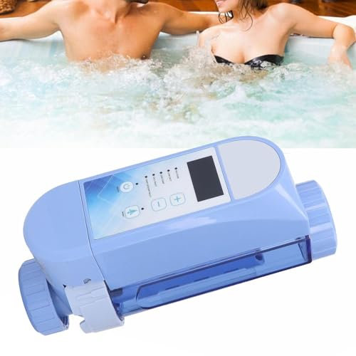 Générateur de chlore au sel, système de piscine d'eau salée numérique autonettoyant, système de chloration au sel à auto-adaptation automatique for piscine, piscine hors sol ou creusée(Pro20)