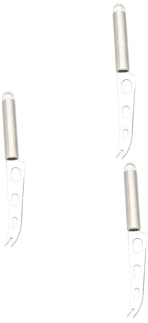 Garneck 3 Piezas cortador de mantequilla acero inoxidable cuchillo queso Cuchillo para fiambres facas de cozinha para queso cortador de queso cortadora de mantequilla