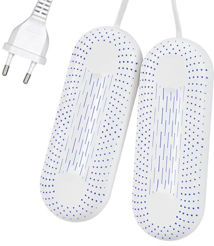 Golgner Schuhtrockner Elektrisch, Tragbarer Schuhtrockner, Schuhwärmer Stiefel Trockner, 2,5M Lang, 360° Trocknung Antibakteriell Deodorant Entfeuchtung, für Skischuhe Socken Schuhe, EU Stecker