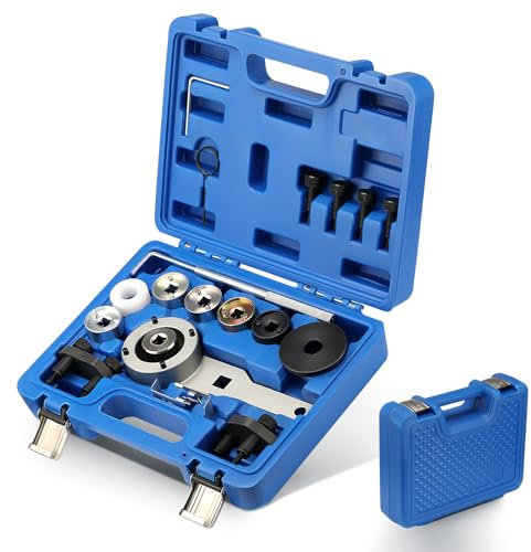 GEARCELL Camshaft Crankshaft Engine Timing Tool Kit Compatible for 2006-2018 Audi VW VAG EA888 1.8 2.0 TSI TFSI OE# T10355 T10060A T10352 T10368 T40011 T40196 T40267 with Case