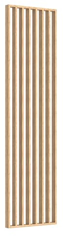 Raumteiler/Lamellwand 580 x 2750 x 65 mm Eiche Natur
