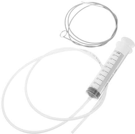 OUNONA Kit de Herramientas para Desatascar Drenaje de Refrigerador y Congelador, Cepillo de Limpieza de Plástico y Metal, Alta Adaptabilidad y Solución de Fugas