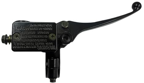 GFDSGRE Manetas Moto Bomba de Freno de Motocicleta, Cilindro Maestro Delantero, Palanca de Freno hidráulico Derecha for Moto de Cross, cuatriciclo, ciclomotor, Scooter, Buggy, Go Kart(Noir)