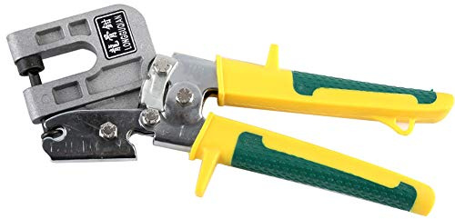 Punzonadora, Herramientas, Techo Herramienta Junta Tening Alicates de terminales, Antideslizante TPR Mango Perforadora Alicates, Pinza para Perfiles de Placas de Yeso