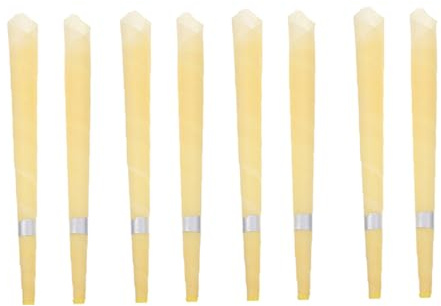 OUNONA Trompetenform Bienenwachskerzen Ohrreiniger 8 Stück Langlebig Bpa Frei Aromatherapie Stäbchen Zur Reinigung Tinnitusreduktion Für Besseren Schlaf Und Reisen