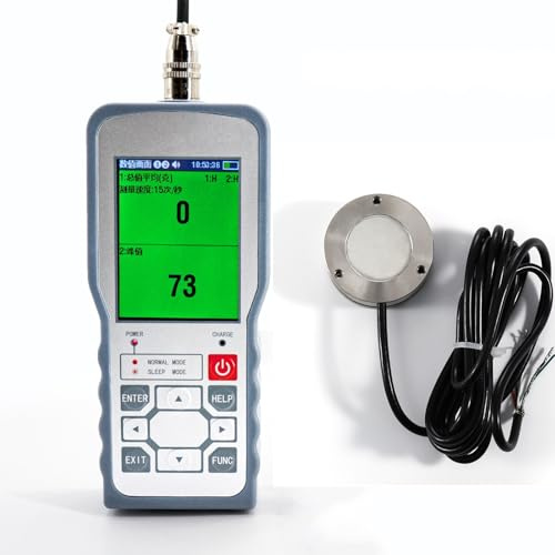 Dinamometro digitale con sensore cella di carico, dinamometro push pull for peso forza prova, modalità picco/traccia, ± 0,05% FS(300KG Force Gauge)