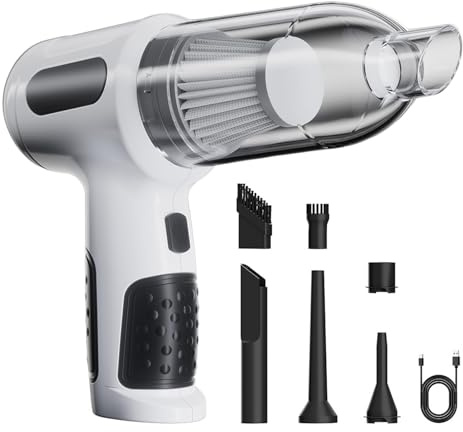 Aspirateur de voiture – Aspirateur de voiture à main sans fil, machine de nettoyage automobile | Véhicule portable | Pour les propriétaires, les conducteurs, la maison, le canapé-lit, le camion