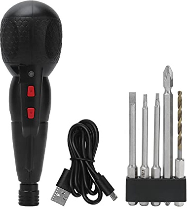 Tournevis sans fil rechargeable USB 10W avec lumière LED for les projets de réparation et d'assemblage bricolage à domicile