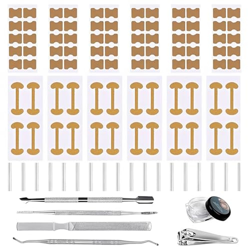 139 Pzs Uñas Encarnadas Pies Corrección Kit, Parches Para Uñas Encarnadas, Tiras De C Para Ingrown Toenail Treatment, Soporte Curvo para Uñas de los Pies, para Tratamiento de Cuidado de Los Pies