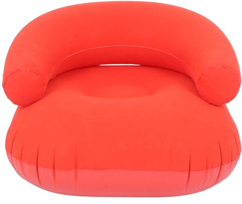 RUNROTOO Aufblasbare Möbel: Aufblasbarer, Faltbarer Sofa-Sessel/Luftcouch - Bequeme, beflockte Campingmöbel/Lounge für Reisen oder Wohnzimmer