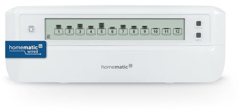 Homematic IP Wired Smart Home Fußbodenheizungscontroller - 12-Fach, motorisch, HmIPW-FALMOT-C12