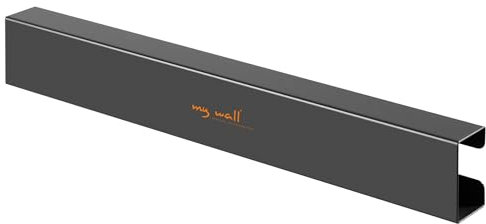 my wall Goulotte magnétique HZ9L - Libérez-Vous des câbles emmêlés - Passe-câbles pour Montage Horizontal et Vertical - Installation Facile - Bandes magnétiques incluses - Noir