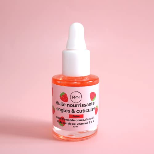 Huile nourrissante ongles et cuticules parfum fraise - 10 ml