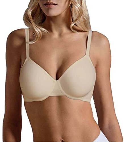 Lepel 1 Pezzo Reggiseno 471 in Cotone Coppe Preformate con Ferretto. Cipria 3C