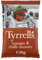 Tyrrells Crisps TOMATO & CHILLI CHUTNEY 150g Sharing Bag - Hand-cooked & spun for an exquisite fresh taste. No artificial ingredients (No artificial flavour, colours or MSG)