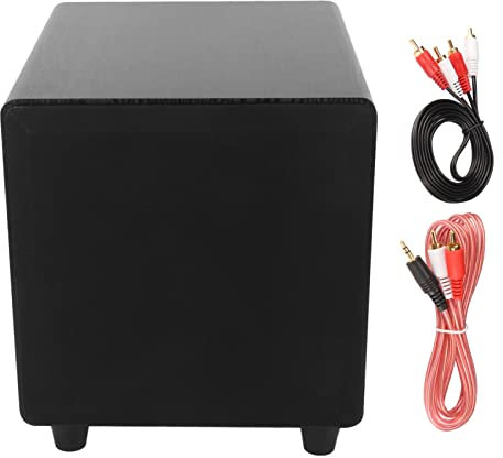 Subwoofer Activo, Excelente Altavoz Activo Transitorio de 10 Pulgadas Potente y Flexible para Altavoces Activos (Enchufe de la UE)