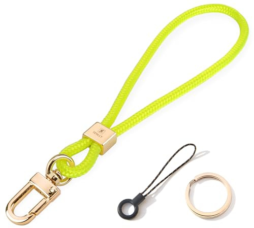 SENLLY Armband Schlüsselanhänger Kurz, Originellem Minimalistisch Design Schlüsselband für Schlüssel