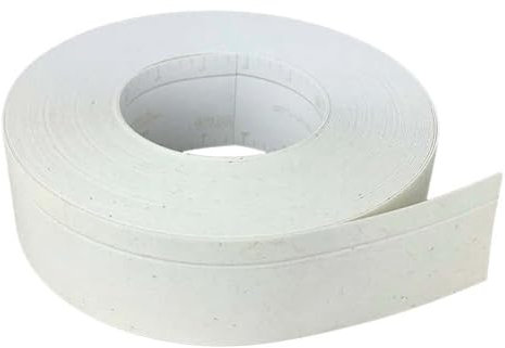 Strait-Flex 12x L-Bead 100 Kantenprofil, 30,5m Rolle, weiß,flex Winkelprofil für Trockenbau An- & Abschlüsse, Abschlussprofil Gipskarton, Eckschienen Kantenschutz, hohe Haftung, PVC-Kern