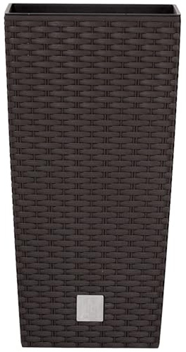 Pflanztopf aus Kunststoff H 61 cm - Ø 32,5 cm / H 61 cm, Dunkelbraun