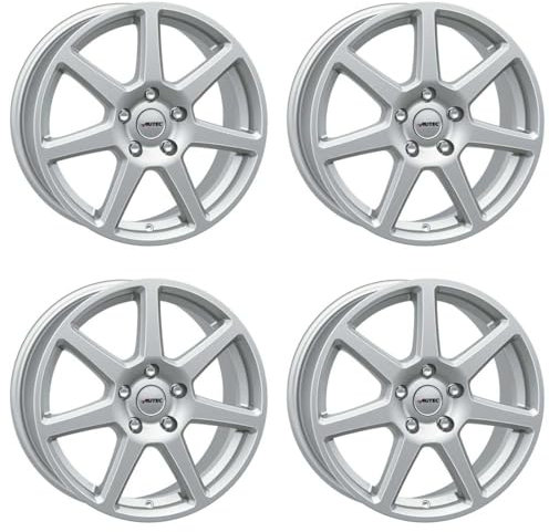 4x jantes en aluminium Autec TALLIN 7.5x17 ET30 5x112 Brillantsilber