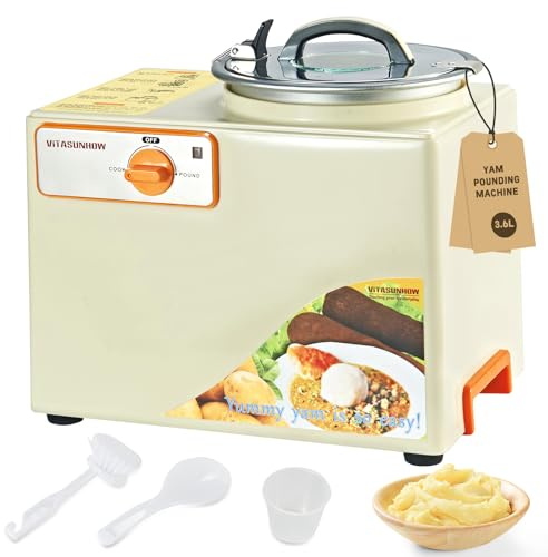 VITASUNHOW Pounded Yam & Fufu Maker Machine Cook Blend for Nigerian Ghanaian