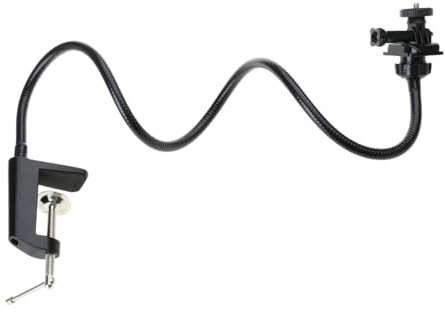 Pjeghbvop Support de webcam amélioré avec pince flexible col de cygne pour webcam C925e C922x C922 C930e C930