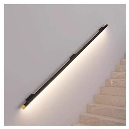 LED beleuchteter Handlauf für Treppenhaus, Sicherheit, rutschfester Haltegriff für ältere Menschen, Wandmontage, barrierefreier Handlauf (60 cm)