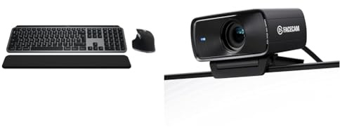 Logitech MX Keys S & Elgato Facecam MK.2 – Webcam Haut