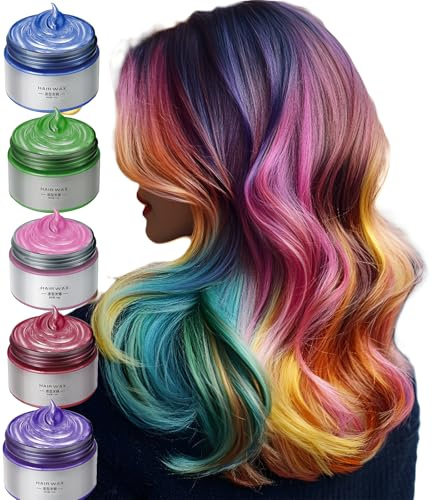 【 Temporary hair dye 】 disposable with party cosplay hair wax ﻿orange