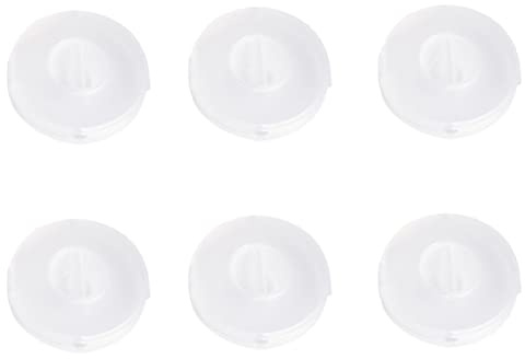 Gatuida Organizzatore di Cavi in Plastica Pp 6 Pezzi Design Circolare Leggero e Compatto per Scrivania e Armadietti