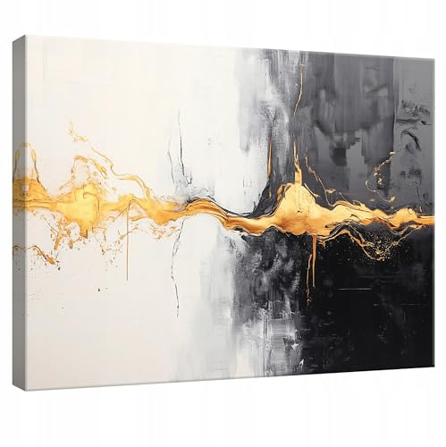 WallArena Leinwand Bilder 120x80 cm | Abstrakt, Leinwandbilder, Bild auf leinwand, Format: 120x80 cm (BxH) - einteilig auf Canvas Leinwand. Das Leinwand