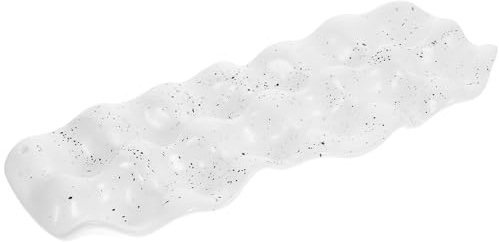 SHINEOFI Porte-œufs Range Œufs pour Réfrigérateur en Céramique Élégant et Résistant la Déformation, Plateau à Œufs de Comptoir Cuisine