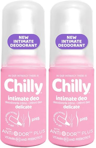 Desodorante íntimo en pulverizador Chilly delicado 50 ml (Paquete de 2)