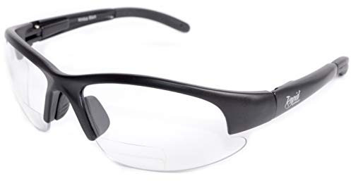 Rapid Eyewear BIFOKALE SCHUTZBRILLE MIT KLAR GLÄSER 1,5 für Damen und Herren. Dioptrie Vergrößerungs. Brillen mit Transparente Linsen; Laborbrille, Arbeitsbrille, Radbrille usw