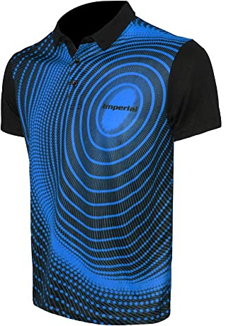 Imperial Shirt F-7 (blau - M) | - Funktionsfaser Tischtennis Shirt | Tischtennis Trikot | Tischtennis Hemd | TT-Spezial - Schütt Tischtennis