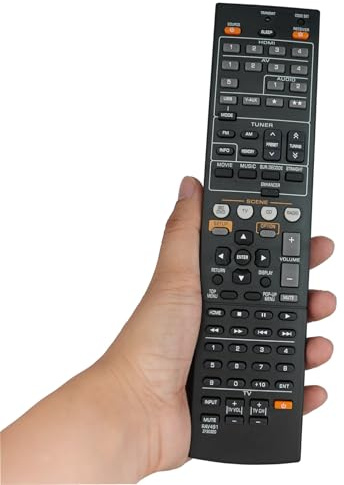 Universal Replacement Remote Control Fit for 491 RX-V1065 RX-V1065BL RAV290 HTR-6260 RAV287-WR002100 RAV290-WR002400 YHT-695BL HTR-7065 for Yamaha AV Receiver