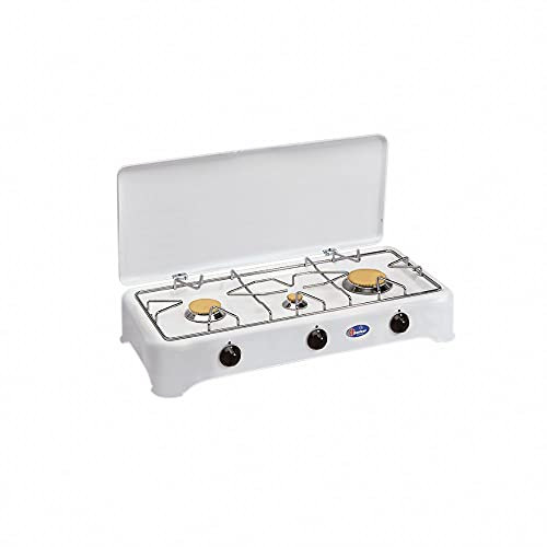 Parker Fornello 3 fuochi a gas Gpl per uso esterno Made in Italy - 5324