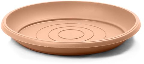 POD37 Sous-vase pour vase rond, en plastique, adapté en intérieur comme en extérieur, Ø 37 cm, couleur terre cuite