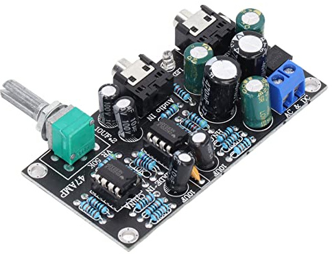 OP AMP Modul , veränderbares kleines DC 9 24V Kopfhörerverstärker Board 2 Kanal für Heimwerker