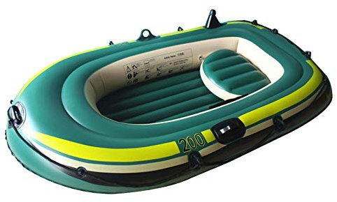 Bletilla Schlauchboot Set Schlauchboot 2/3-Person Inflatable Boat Set (ohne Paddel Und Luftpumpe)