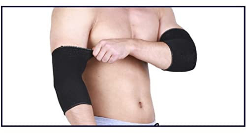 HB sport Coppia di gomitiere elastiche modello avanzato, 2X gomitiere premium per alleviare epicondilite, indicato per giocatori di padel, tennis, golf, e sportivi in genere.