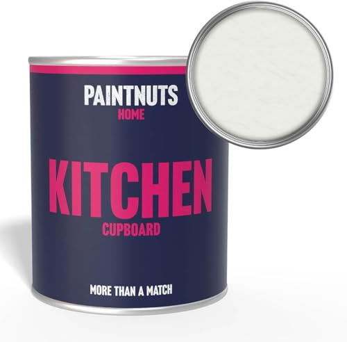 Paintnuts Kitchen Cupboard Paint - RAL-9003 - SIGNAL WHITE Gloss 250ml Tin
