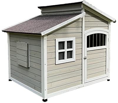 CLoxks Katzenkäfig Zwinger Outdoor Dog Villa Outdoor Hundekäfig Indoor Großer Hund Golden Retriever Samoyed Pet House Katzenhaus